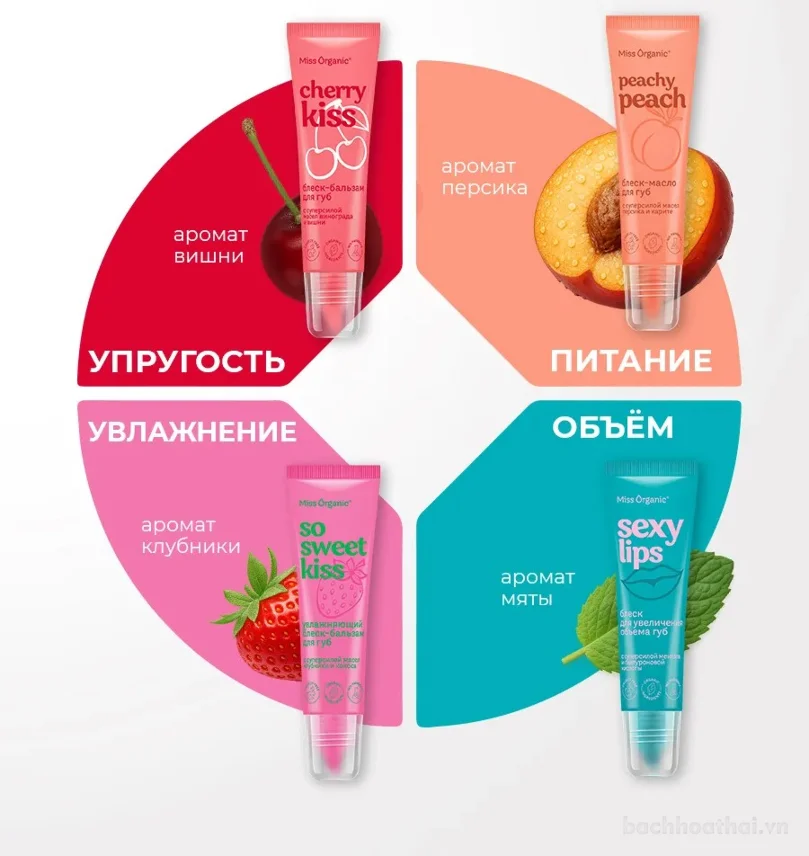 Son dưỡng bóng mềm môi Fito Miss Organic - Nga ảnh 2