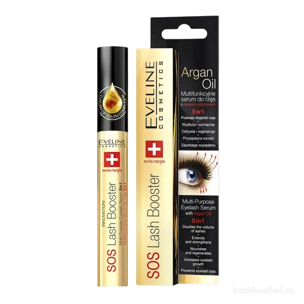 Serum dưỡng mi dài dày cong chắc khỏe Eveline 8 B 1 Total Action Lash Therapy professional ảnh 8