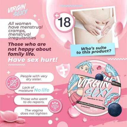 Viên đặt se khít chống viêm nhiễm âm đạo Virgin Sexy Suppositories For Women ảnh 4