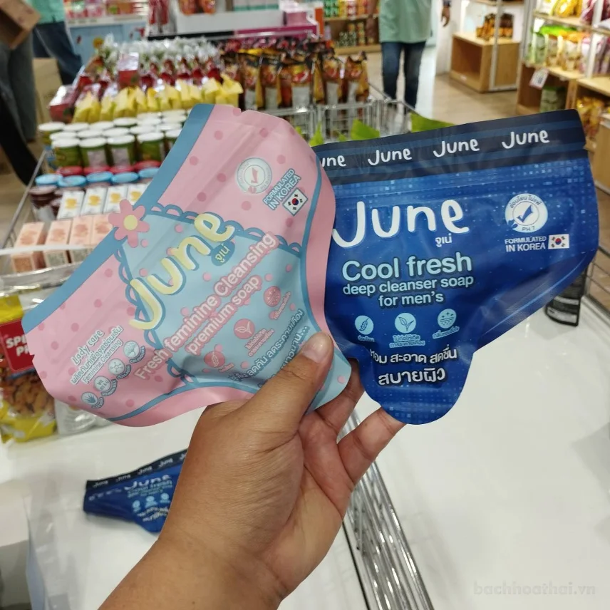 Xà phòng vệ sinh vùng kín cho nữ June Fresh Feminine Cleansing Premium Soap ảnh 12