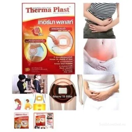 Miếng dán giảm đau bụng kinh, giảm đau lưng, cổ vai gáy Therma Plast Air Activated Therapeutic Heat Pad 
 ảnh 2