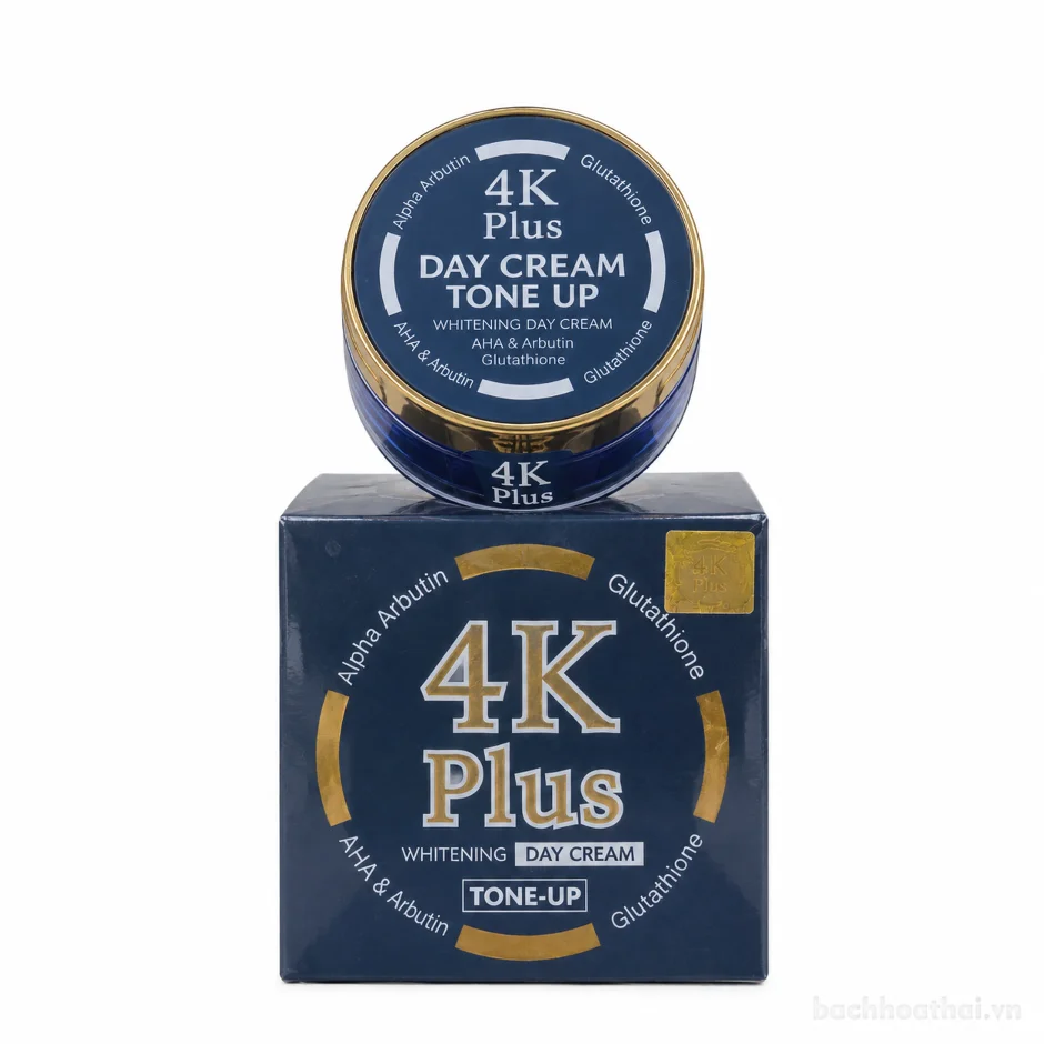 Dưỡng trắng da ngày và đêm 4K Plus Whitening Night Cream ảnh 11
