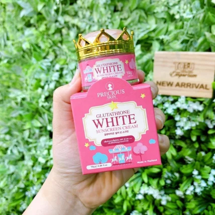 Kem White Sunscreen Cream làm trắng da với Glutathione  chống nắng, che khuyết điểm  Thái Lan ảnh 4