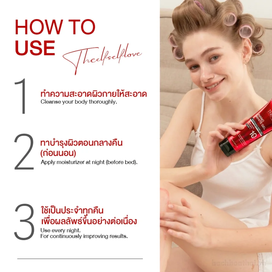 Dưỡng trắng tái tạo da THE ELF Nano White Gel Thái Lan ảnh 10
