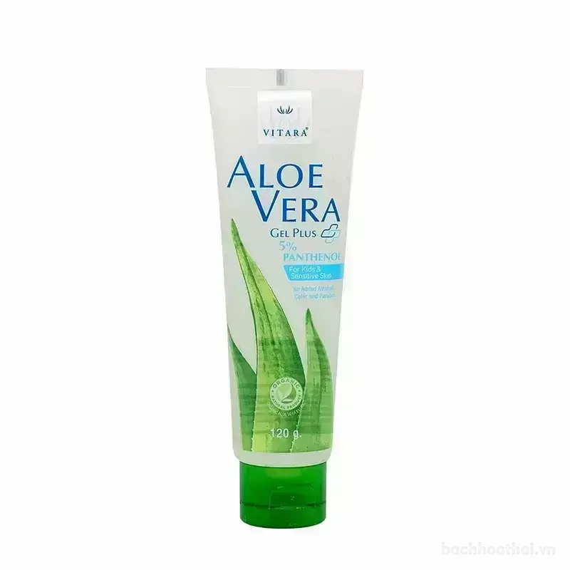 Gel nha đam da kích ứng Vitara Aloe Vera 5% Panthanol làm dịu da ảnh 14