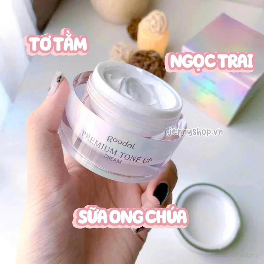 Kem dưỡng nâng tone cấp ẩm goodal PREMIUM TONE-UP Hàn Quốc ảnh 13