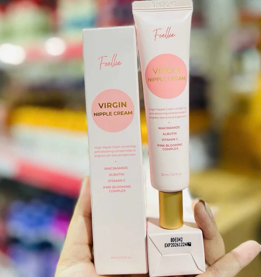 Kem làm hồng nhũ hoa giảm sắc tố da Foellie VIRGIN NIPLE CREAM ảnh 11