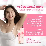Kem làm hồng nhũ hoa giảm sắc tố da Foellie VIRGIN NIPLE CREAM ảnh 6