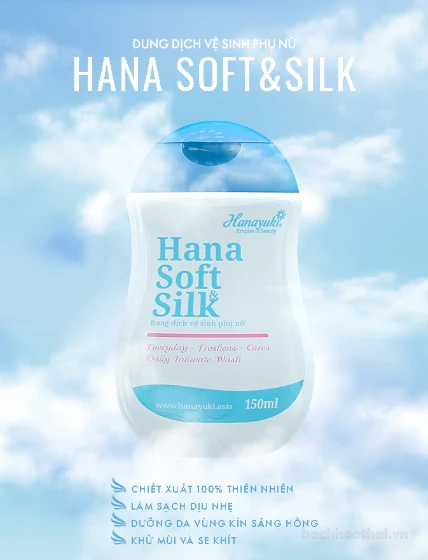 Dung dịch vệ sinh phụ nữ Hanayuki Soft & Silk  ảnh 12