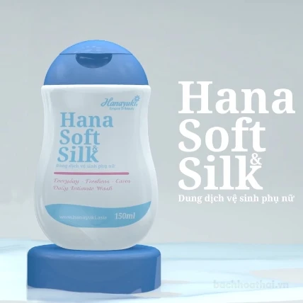 Dung dịch vệ sinh phụ nữ Hanayuki Soft & Silk  ảnh 3
