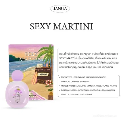 Nước hoa cho nữ Janua Eau De Parfum Charming Belle, Sexy Martini 30ml ảnh 9
