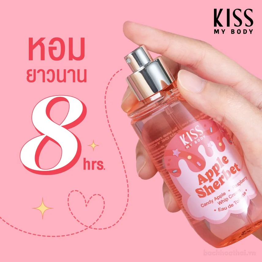 Nước hoa KISS MY BODY Eau de Toilette Sundae Whip 88 ml ảnh 8