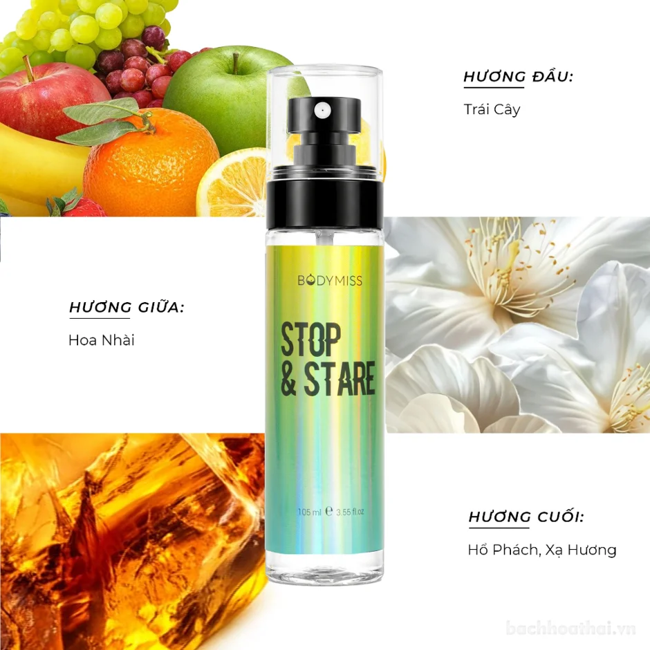 Xịt thơm body BODYMISS 105ml ảnh 9