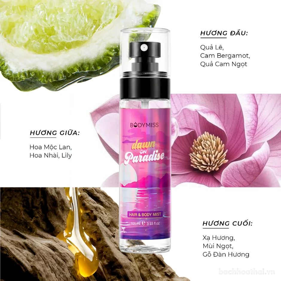 Xịt thơm body BODYMISS 105ml ảnh 10