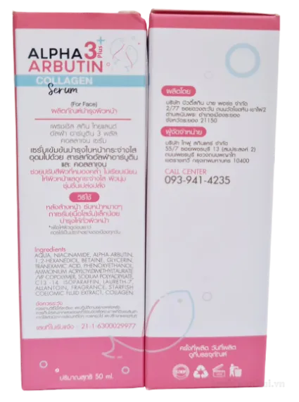 Serum làm trắng dưỡng da Alpha Arbutin Collagen 3 Plus Collagen Serum ảnh 3