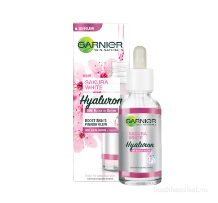 Serum Garnier New Sakura White Hyaluron Thái Lan ảnh 1