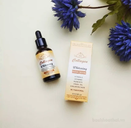 Serum dưỡng trắng da chống oxy hóa Collagen Whitening Facial Thái Lan ảnh 2