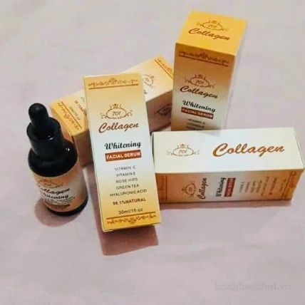 Serum dưỡng trắng da chống oxy hóa Collagen Whitening Facial Thái Lan ảnh 3