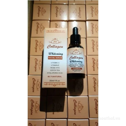 Serum dưỡng trắng da chống oxy hóa Collagen Whitening Facial Thái Lan ảnh 4