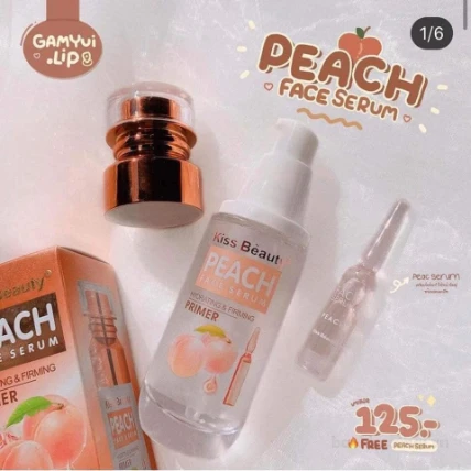 Kem lót trang điểm kèm serum dưỡng da Kiss Beauty Peach Face Serum & Primer ảnh 5