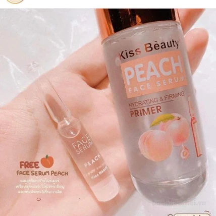 Kem lót trang điểm kèm serum dưỡng da Kiss Beauty Peach Face Serum & Primer ảnh 10