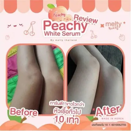 Serum Glutathione Arbutin Melty Peachy Whitening Body Serum Thái Lan ảnh 5