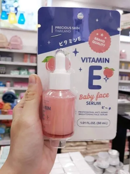 Serum dưỡng da Vitamin E baby Face Serum Thái Lan ảnh 8