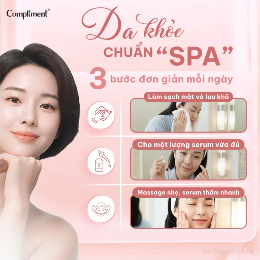 Seum đều màu da Compliment B3 Niacinamide 10%, Vitamin C & Tranexamic Acid Serum 27ml ảnh 6