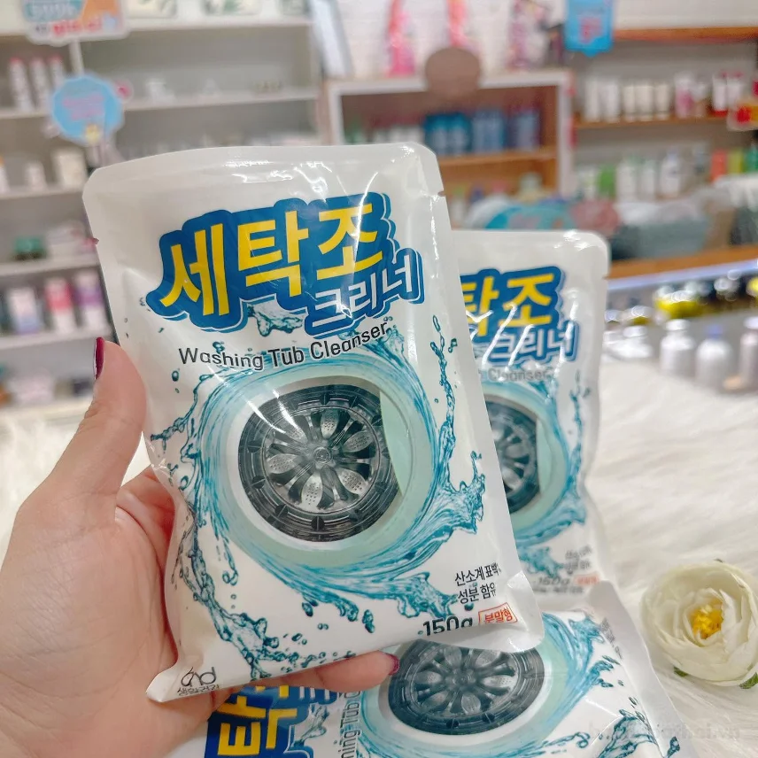 Bột tẩy lồng máy giặt BND Life Health Washing Tub Cleaner 99% diệt khuẩn 150g ảnh 14