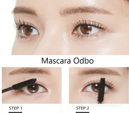 Bộ Mascara chống nước kèm nước tẩy trang Odbo Strong Series Mascara Waterproof Sexy Look  ảnh 4