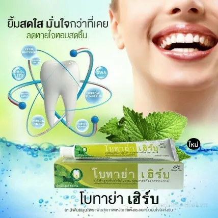 Kem đánh răng thảo dược Botaya Herb Natural Toothpaste ảnh 2