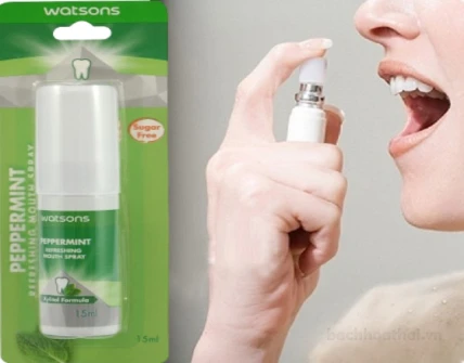 Xịt Thơm Miệng Watson Refreshing Mouth Spray ThaiLand ảnh 8
