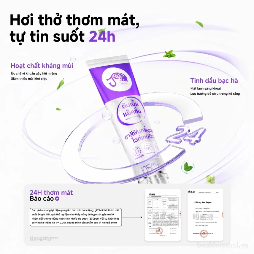 Kem đánh răng làm trắng răng JASMEEN Thái Lan  ảnh 13