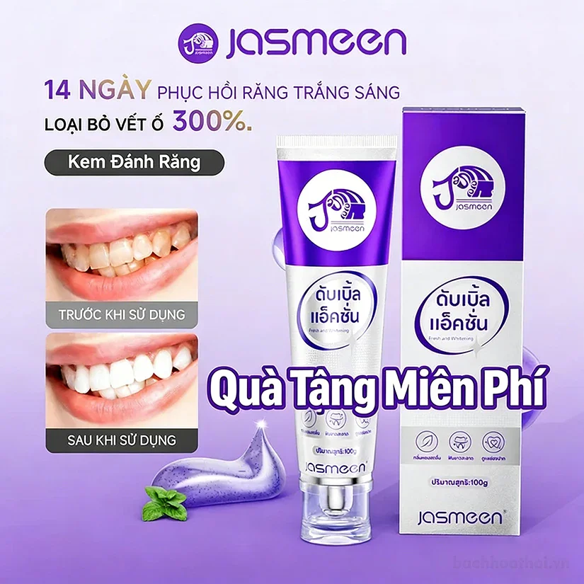 Kem đánh răng làm trắng răng JASMEEN Thái Lan  ảnh 12