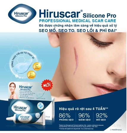 Gel trị sẹo cao cấp Hiruscar Silicone Pro Thái Lan ảnh 7