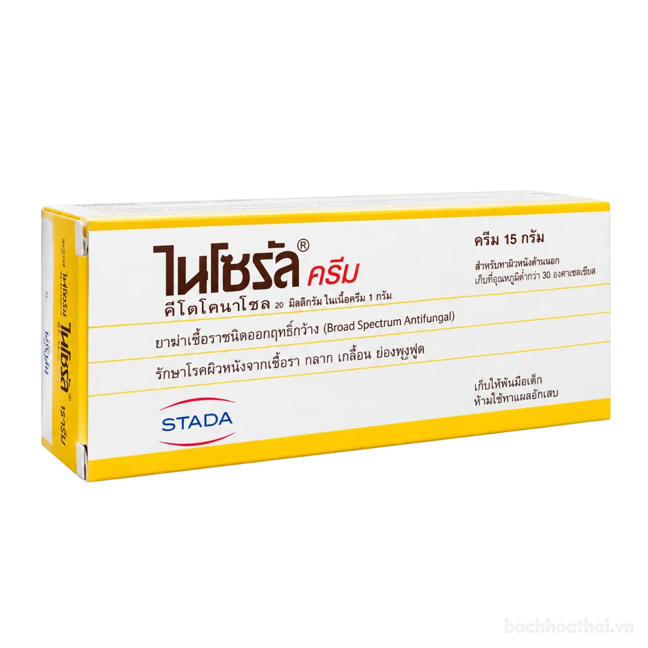 Thuốc trị nấm, ngứa, lang ben Nizo ral Cream Ketoconazole Thái Lan ảnh 7