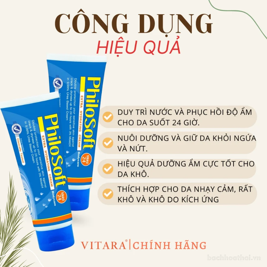 Kem cấp ẩm dành cho da khô, vảy, bong tróc Philosoft Moist Extra Hydrating Cream ảnh 7