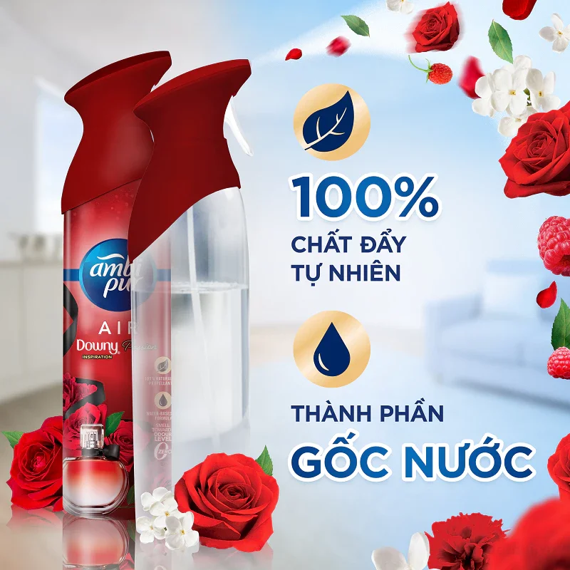 Xịt Phòng Khử Mùi AMBI PUR Hương Nước Hoa 275ml ảnh 5