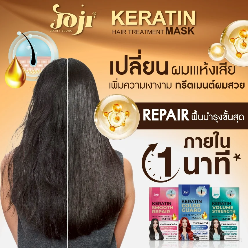 Kem ủ tóc Joji Secret Young Keratin Hair Treatment Mask 30g
 ảnh 7