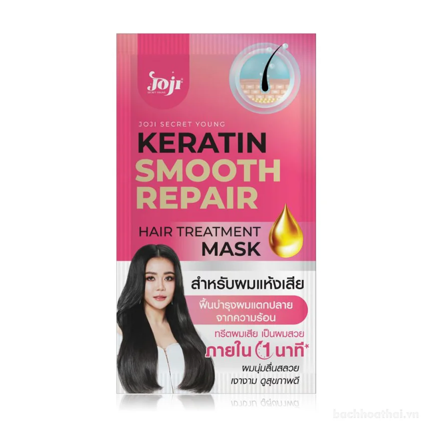 Kem ủ tóc Joji Secret Young Keratin Hair Treatment Mask 30g
 ảnh 9