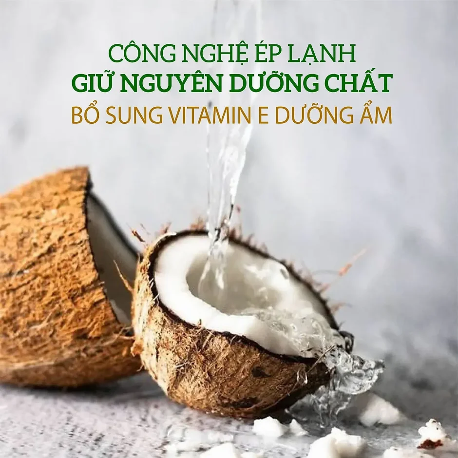 Dầu dừa ép Lạnh MILAGANICS Coconut Oil giảm xơ rối, dày mượt ảnh 8