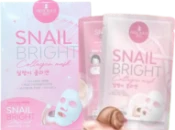Ảnh sản phẩm 1 miếng Mặt nạ ốc sên dưỡng da Snail Bright Collagen Mask Thái Lan 1