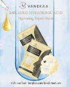 Ảnh sản phẩm Mặt nạ dưỡng ẩm Vanekaa 24K Gold Hyaluronic Acid Thái Lan 2
