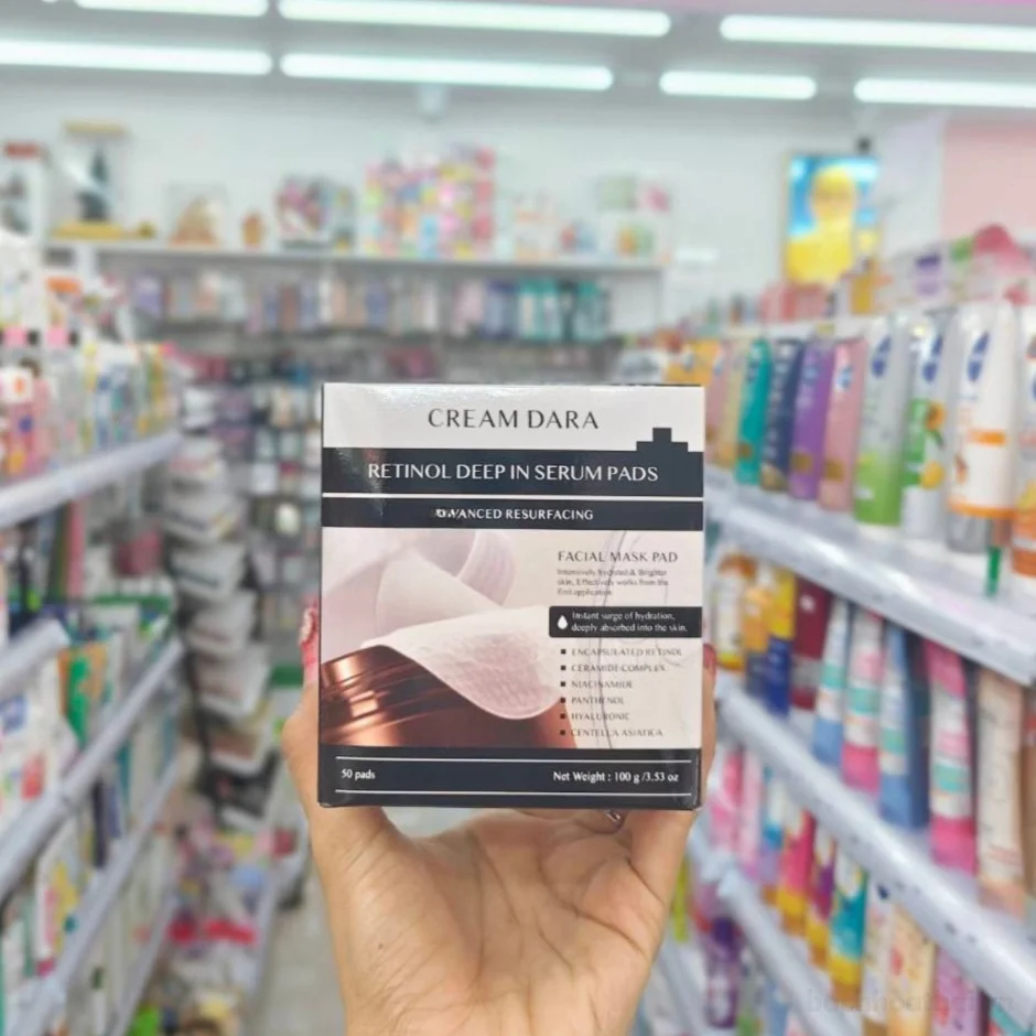 Mặt nạ dưỡng da CREAM DARA Retinol Deep in Serum pads 100gr ảnh 3