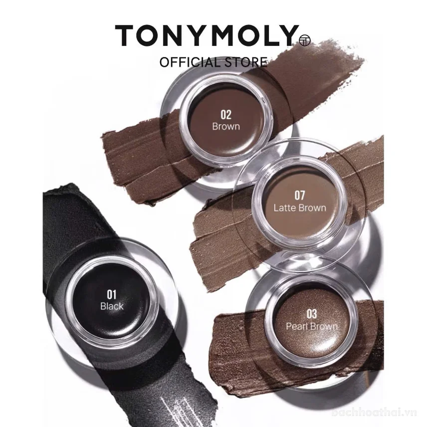 Kẻ mắt dạng Gel Tonymoly Back Gel Eyeliner 4g ảnh 3
