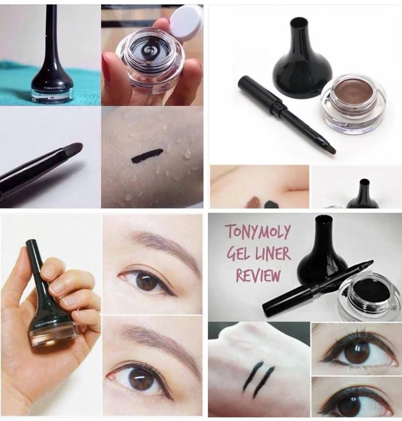 Kẻ mắt dạng Gel Tonymoly Back Gel Eyeliner 4g ảnh 6