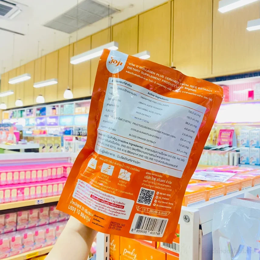 Collagen hòa tan Joji Vita C Collagen Plus 200.000mg 0% đường ảnh 7