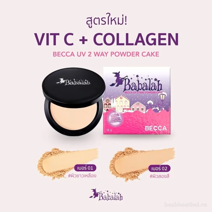 Phấn nén cao cấp Silicol trang điểm Becca Babalah UV Two Way Spf 20 ảnh 16
