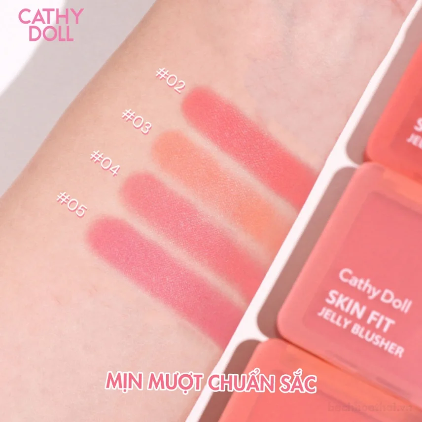 Phấn má hồng Cathy Doll SKIK FIT Jelly Blusher 6gr ảnh 3