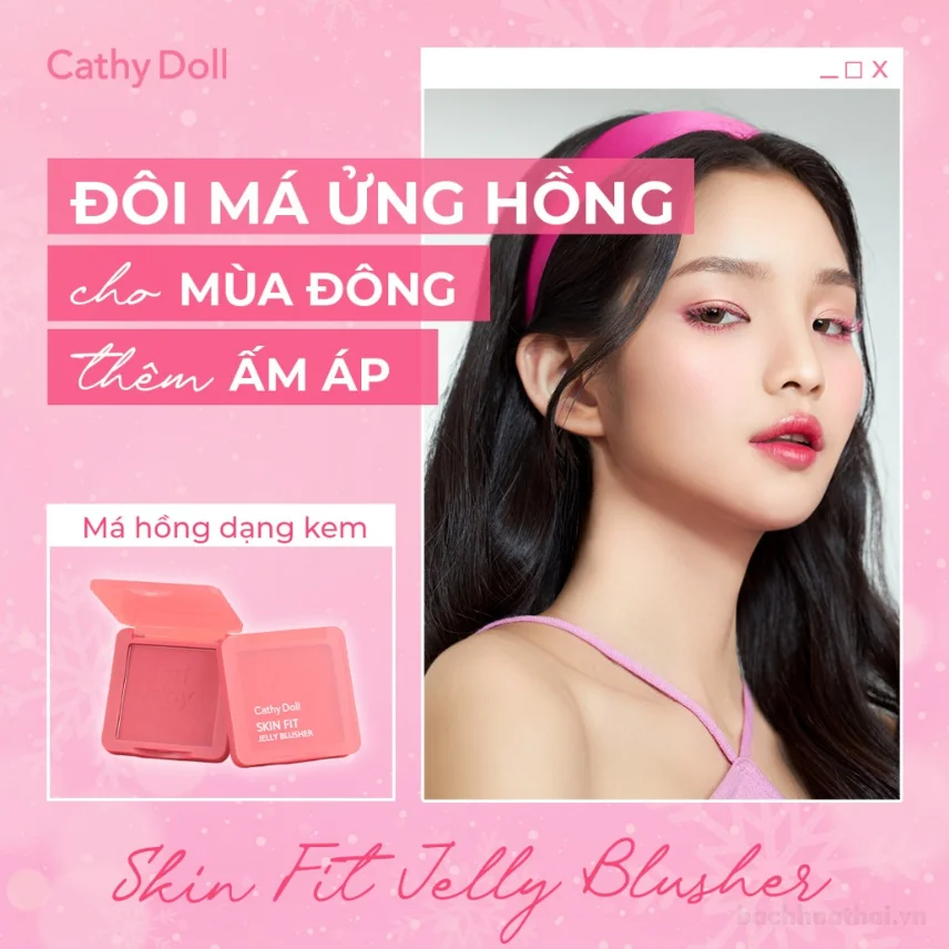 Phấn má hồng Cathy Doll SKIK FIT Jelly Blusher 6gr ảnh 5